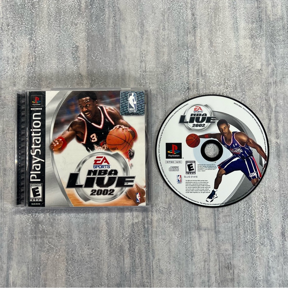 NBA Live 2002 PS1 PlayStation 1 - Complete CIB Tested